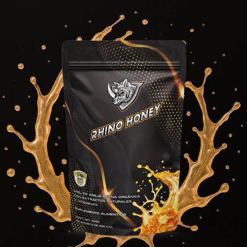 Rhino Honey - Miel Natural para Energía y Potencia (10 Sachets)