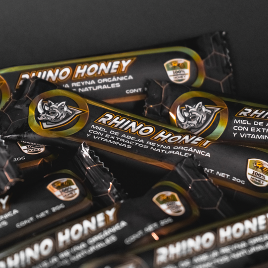 Rhino Honey - Miel Natural para Energía y Potencia (10 Sachets)